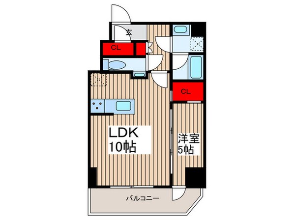 クレストコート上野の物件間取画像